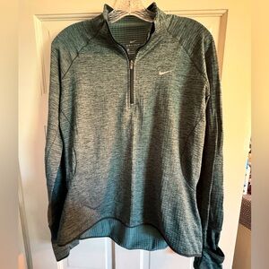 Nike dry-fit active wear quarter-zip long sleeve